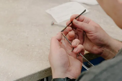 Réparation de lunettes